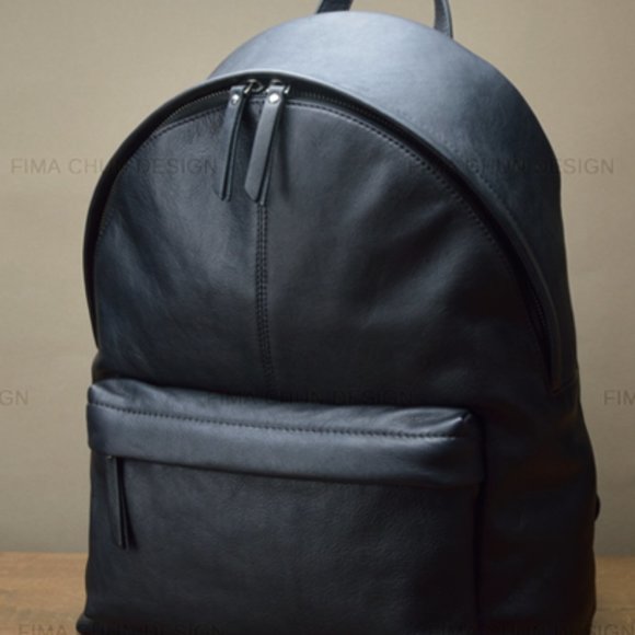 Leather backpack